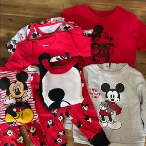 Baby Disney Mickey Mouse clothes (11 pieces)